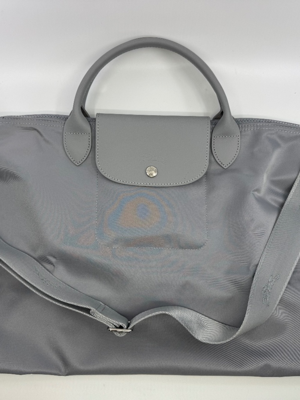 Longchamp Modele Depose Tote Bag Medium Grey - Picture 2 of 10